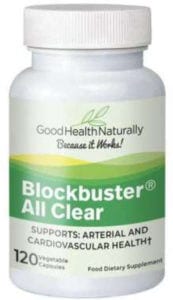 Blockbuster allclear what supplement removes plaque in the arteries