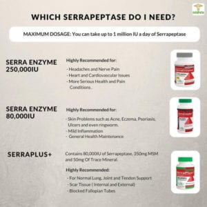 Serrapeptase products