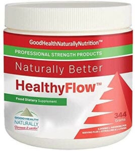 HealthyFlow TM clear artery plaque