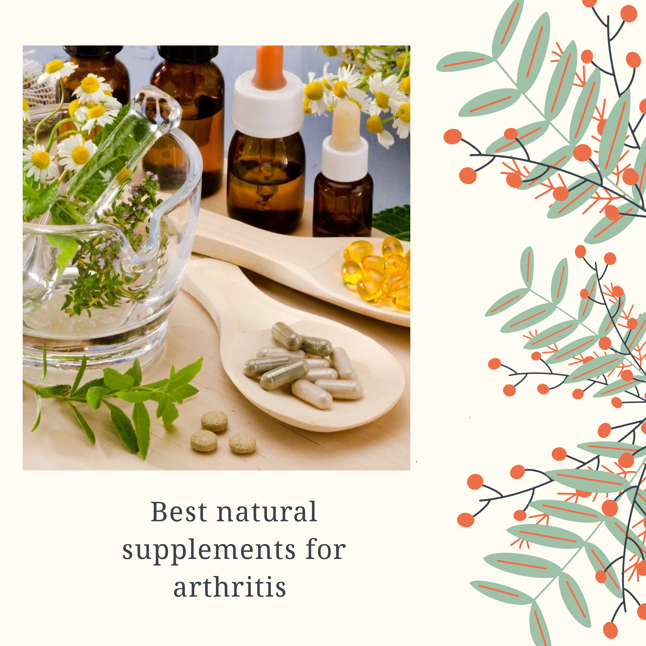 Best natural supplements for arthritis * Synergy Heart & Health