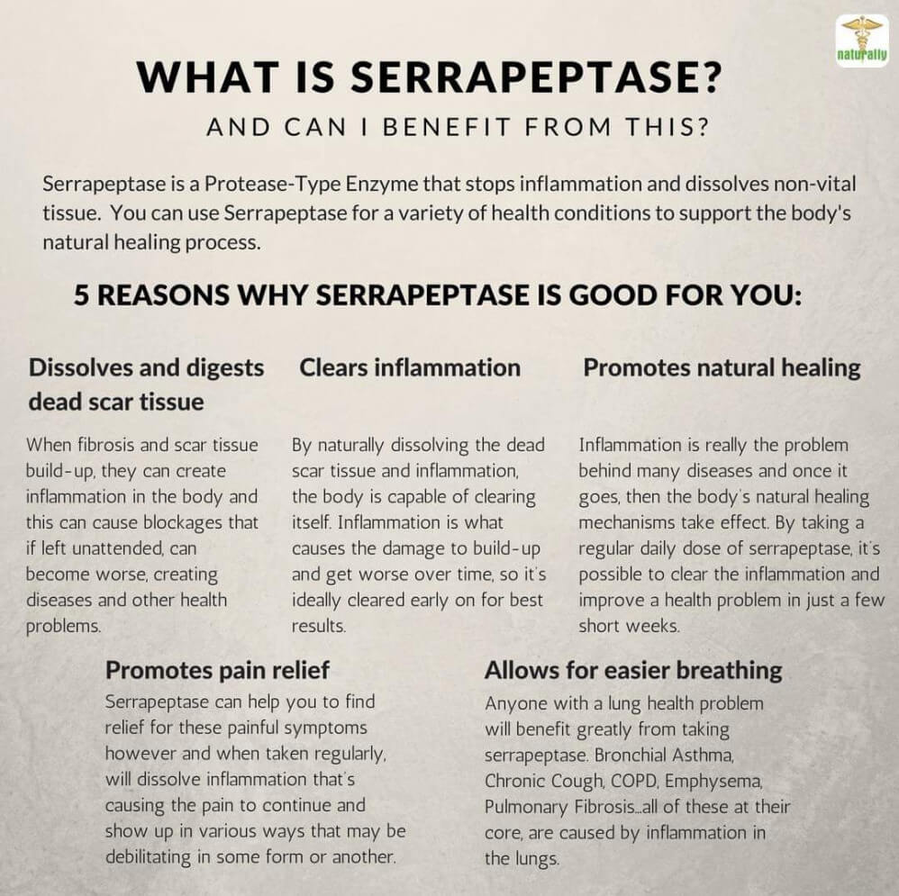 Serrapeptase health benefits