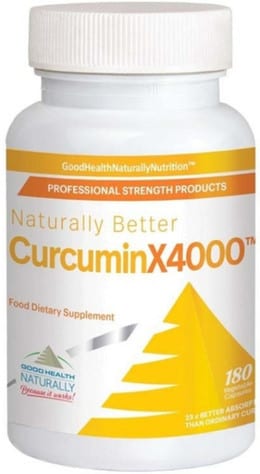 Curcumin 4000x vitamin supplement for joint pain